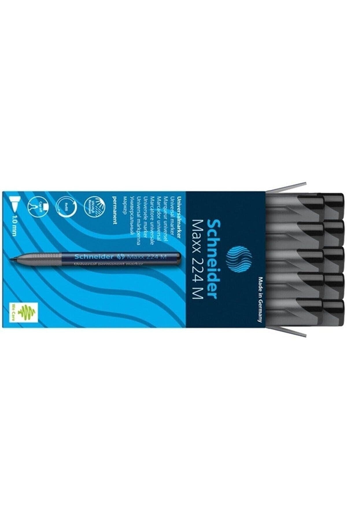 Asetat Kalemi Permanent M Seri 1.0 Mm Siyah (10 Lu Paket)