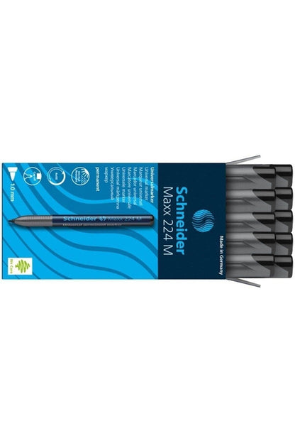 Asetat Kalemi Permanent M Seri 1.0 Mm Siyah (10 Lu Paket)