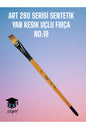 N0:18 ART 280 SERİSİ SENTETİK YAN KESIK UÇLU FIRÇA