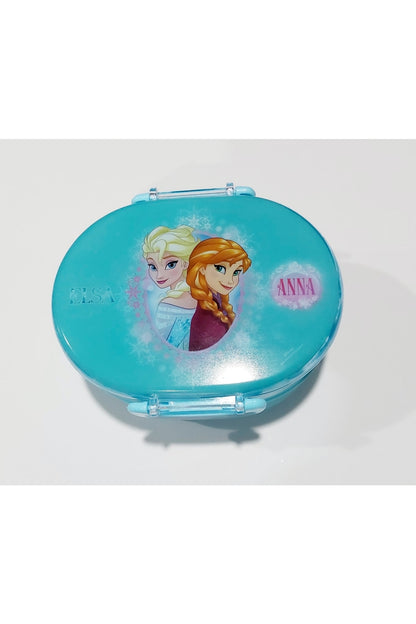 Plastik Beslenme Kutusu Lisanslı 1.4 Litre 2 Katlı Çatal Kaşıklı Frozen