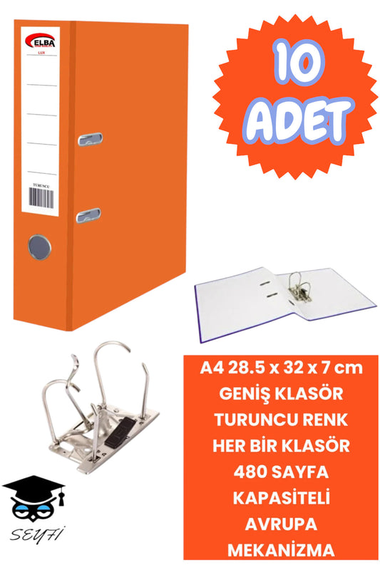 A4 OFİS KLASÖRÜ BÜRO EVRAK DÜZENLEYİCİ KLASÖR ÇİFT METAL HALKA AVRUPA MEKANİZMA