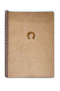 20x28 Cm 100 Sayfa Çizgisiz Telli Defter Kraft Kapak 70 Gr Krem Rengi Kağıt