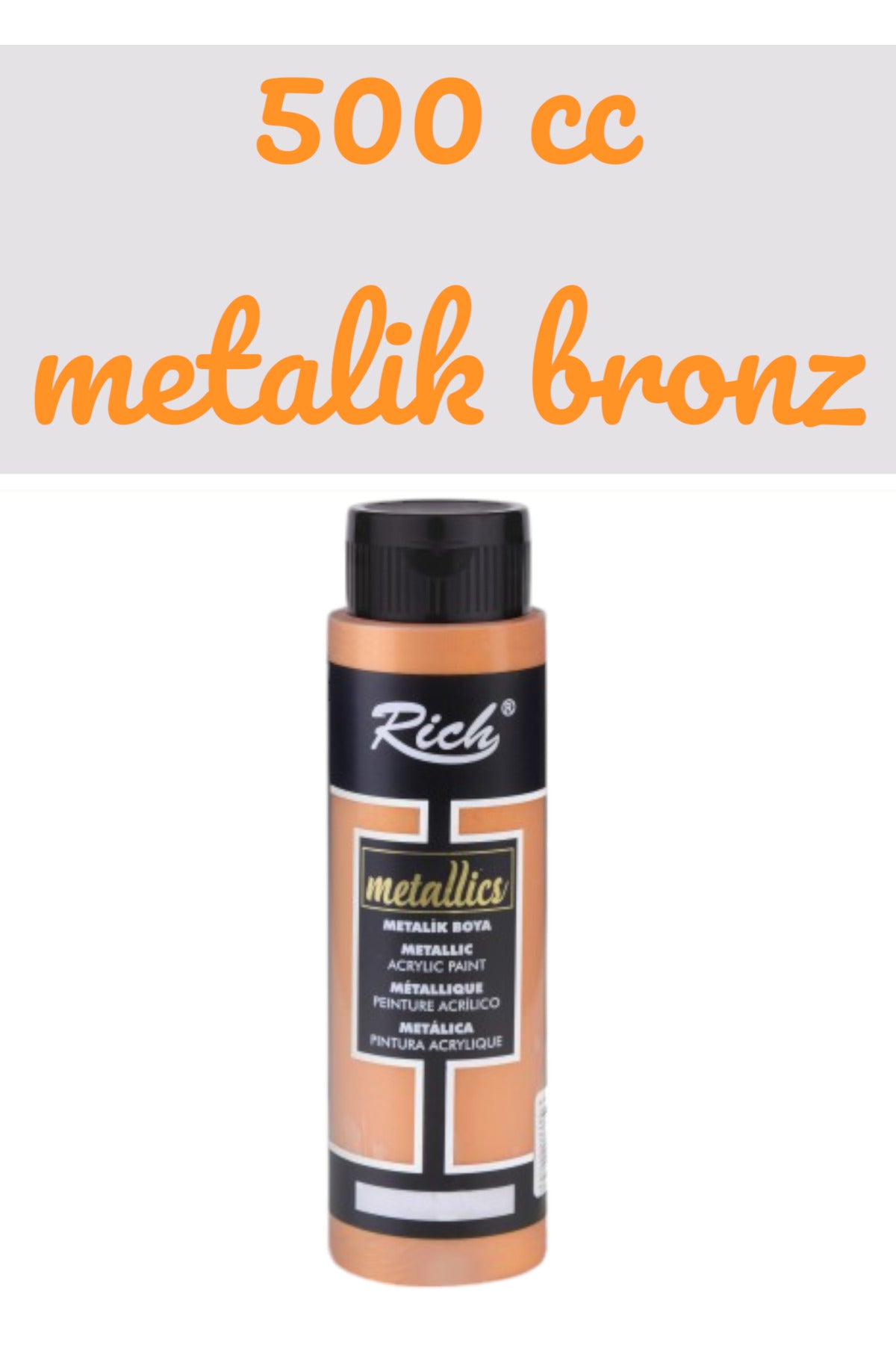 Metalik Boya 500 ml - Bronz 500-04039
