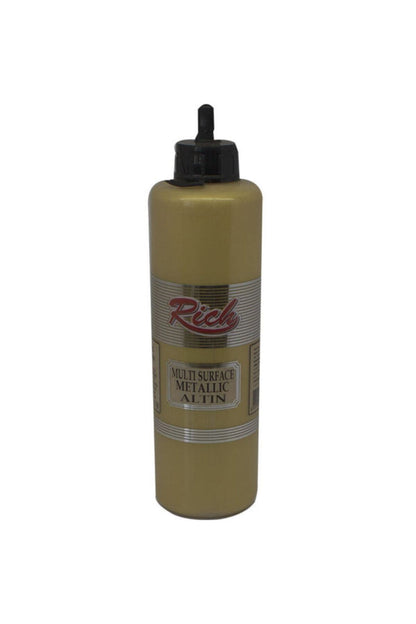 Multi Surface Metalik Her Yüzey İçin Akrilik Boya 500 ml. 6504 Altın