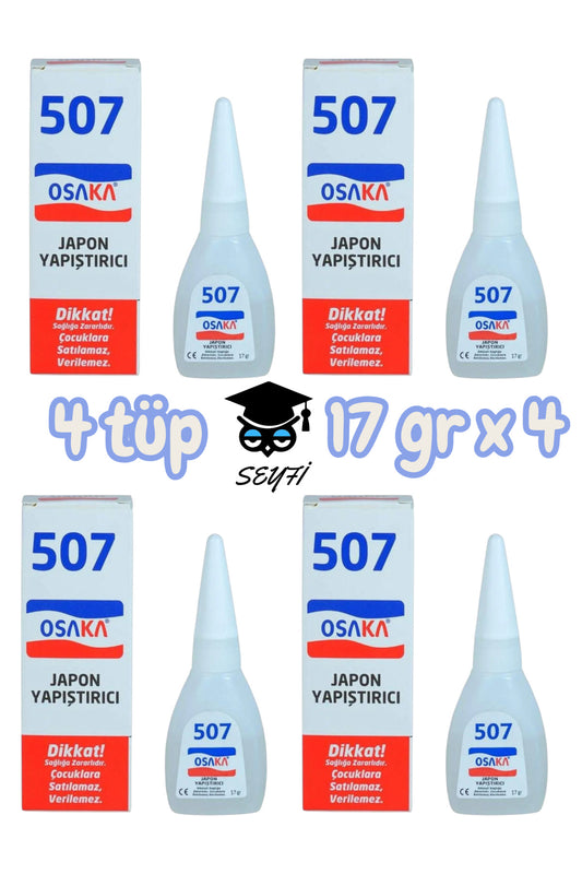 4 paket 507 japon yapıştırıcı osaka 17 GRAM X 4 TÜP