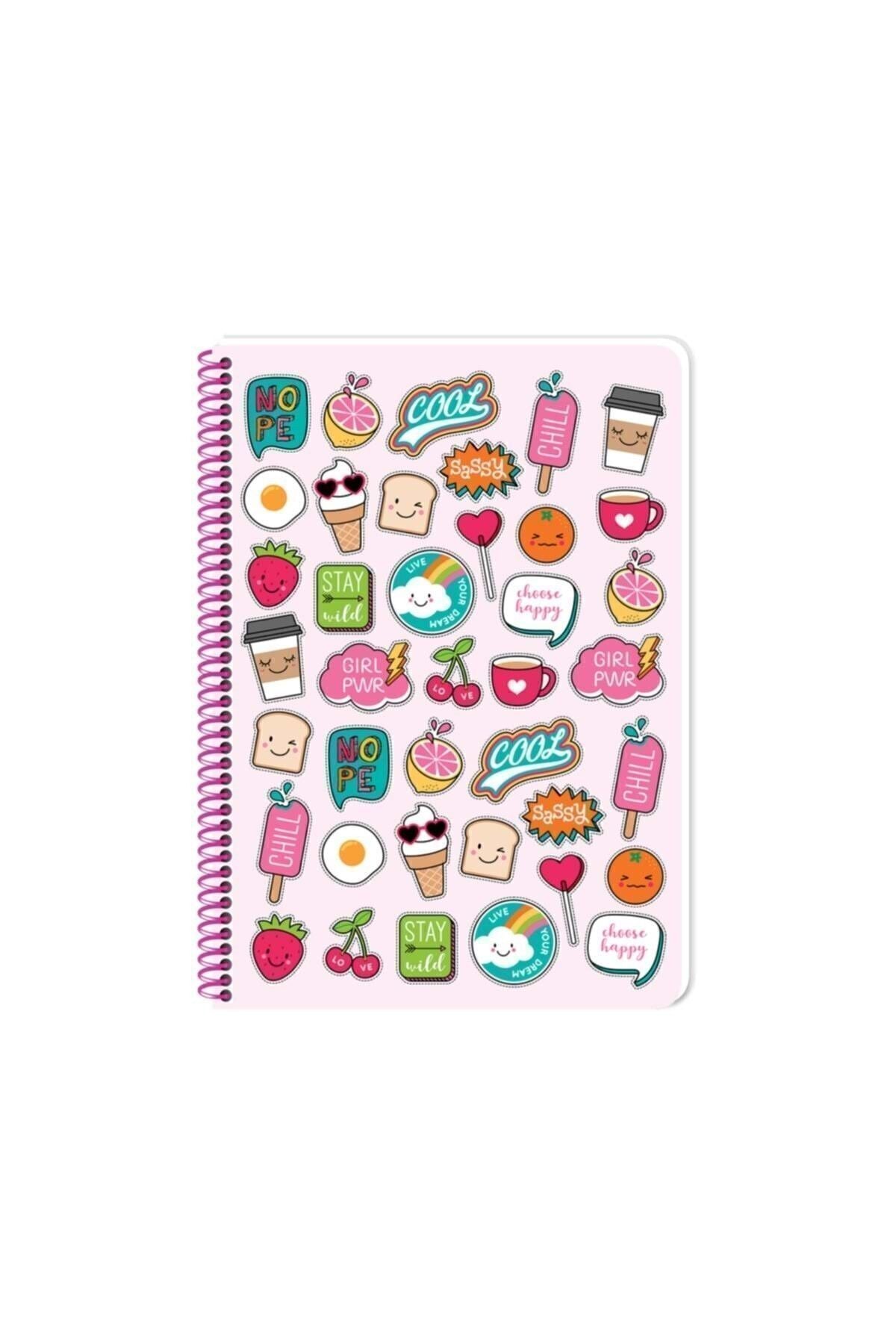 Keskin A4 80 Yp.kareli Pp Kp.spr.sweet Fun Defter (1 ADET)
