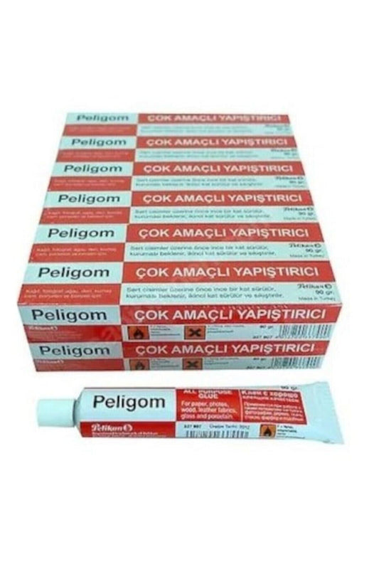 Pelikan 90 Gr Solventli Sıvı Yapışırıtcı 12'li Paket