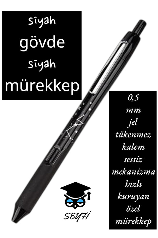 0,5 mm jel tükenmez kalem akıcı hızlı kuruyan mürekkep WRİTECH amerikan marka Sessiz kalem