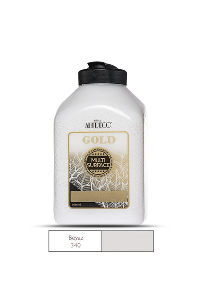 Gold Akrilik Boya 500ml Beyaz 340