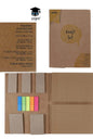 KRAFT KAĞIT NOT KAĞIDI SETİ DEFTER BİÇİMİNDE