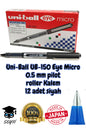 0.5 mm pilot roller kalem ub-150 mikro eye uni-ball made in japan %100 orjinal