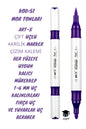 ART-X ÇİFT UÇLU AKRİLİK MARKER ÇİZİM KALEMİ HER YÜZEYE UYGUN KALICI MÜREKKEP 1-6 MM UÇ KALINLIKLARI