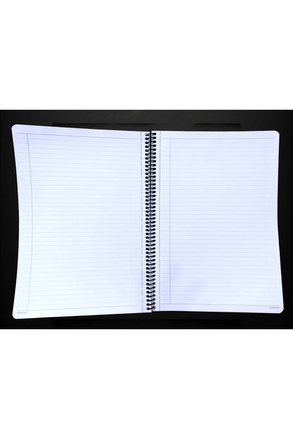 ÇİZGİLİ A4 80 YAPRAK TELLİ DEFTER KARTON KAPAK PERFORELİ