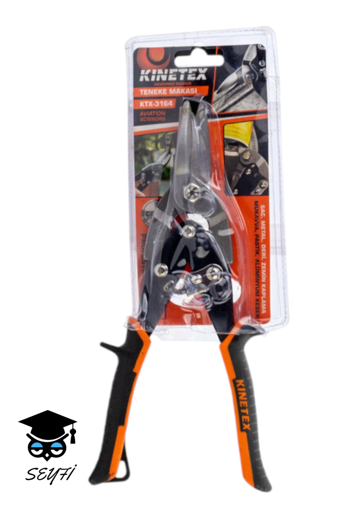 Teneke Makası Sivri ile Keskin ve Hassas Kesim 250 MM