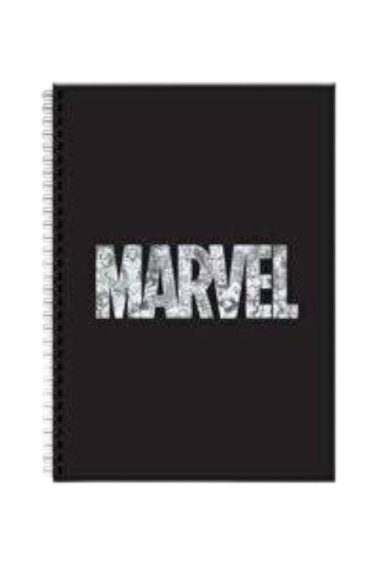 Marvel Defter Bordo Çizgisiz Spiralli Sert Kapak 100 Yaprak 17x24 Cm