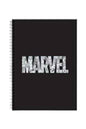 Marvel Defter Bordo Çizgisiz Spiralli Sert Kapak 100 Yaprak 17x24 Cm
