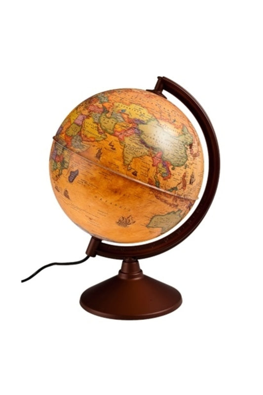 Antik Küre Işıklı 26 cm 44261