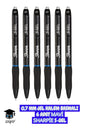 SHARPİE s-gel 0.7 mm mürekkepli basmalı jel kalem 3 renk mavi siyah kırmızı