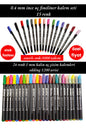 24 renk 1 mm kalın uç çizim kalemleri edding 1200 serisi 0.4 mm ince uç fineliner kalem seti 15 renk