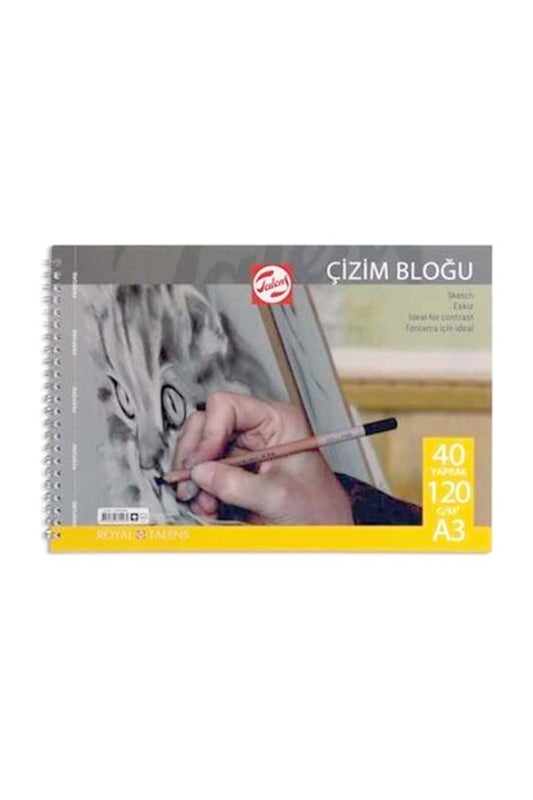 ÇİZİM BLOĞU A3 - 120 GR - 40 YP - SPİRALLİ