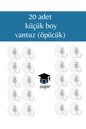 20 adet KÜÇÜK boy vantuz (öpücük)