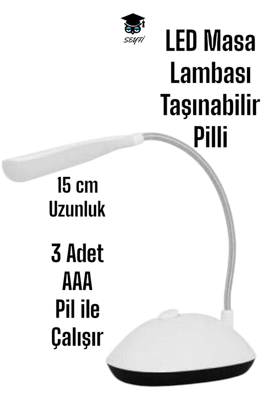 MİNİ Katlanabilir LED Masa Lambası PİLLİ