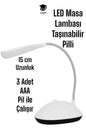 MİNİ Katlanabilir LED Masa Lambası PİLLİ