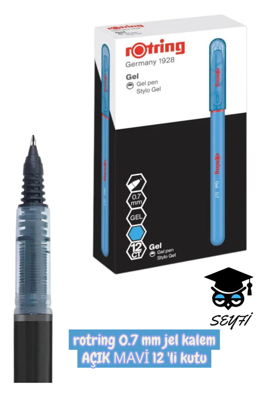 rotring 0.7 mm jel kalem 12 'li kutu