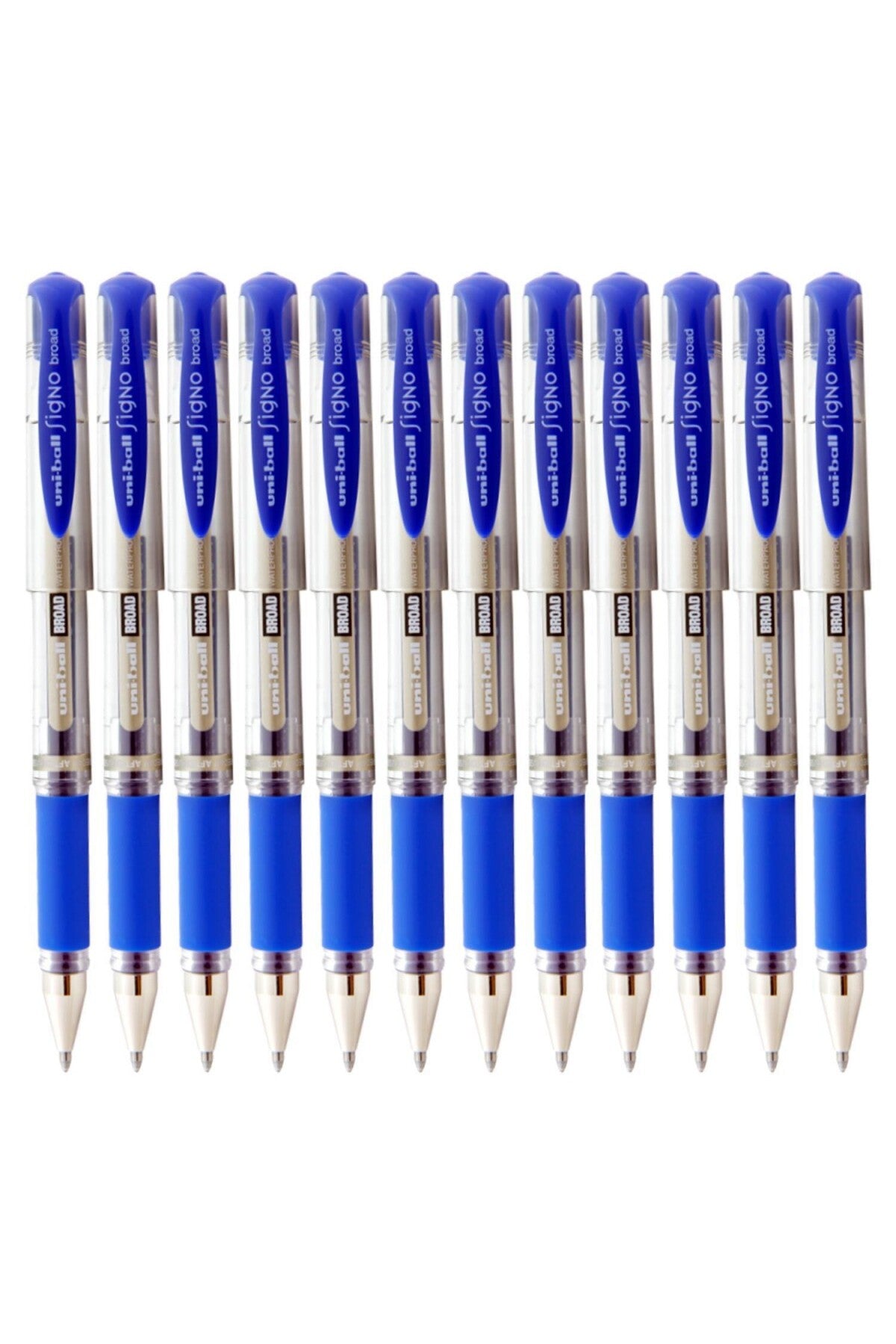 Uniball Signo Broad Pen 1.0mm İmza Kalemi Mavi 12'li Kutu / UM 153