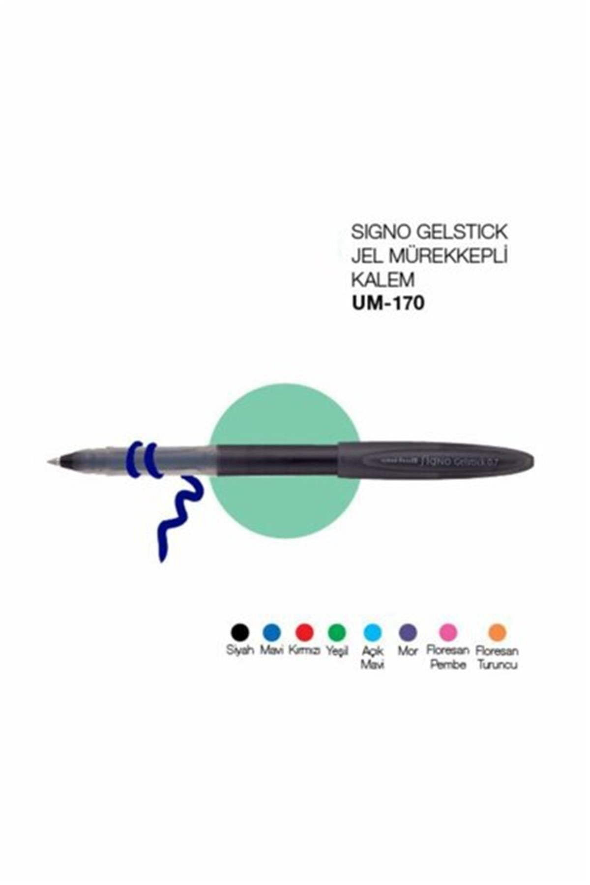 Uni-ball Signo Gelstick 0.7 Jel Kalem - Fosforlu Turuncu