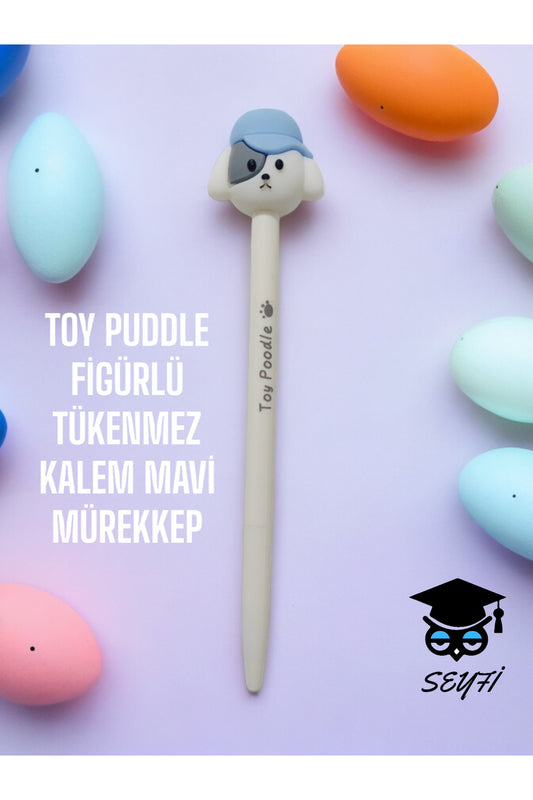 TOY PUDDLE FİGÜRLÜ TÜKENMEZ KALEM MAVİ MÜREKKEP