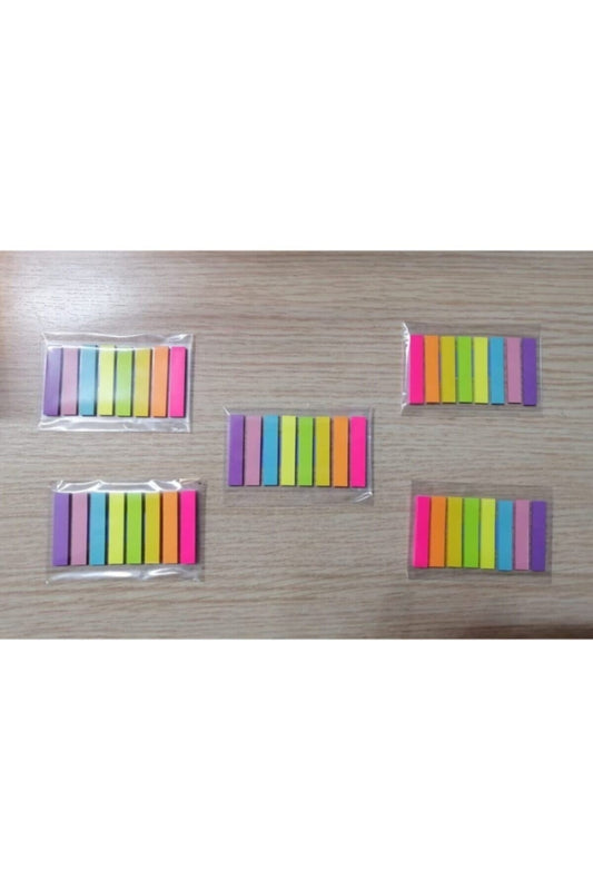 5 Paket Pastel Renk Index Post-it Ayraç Index
