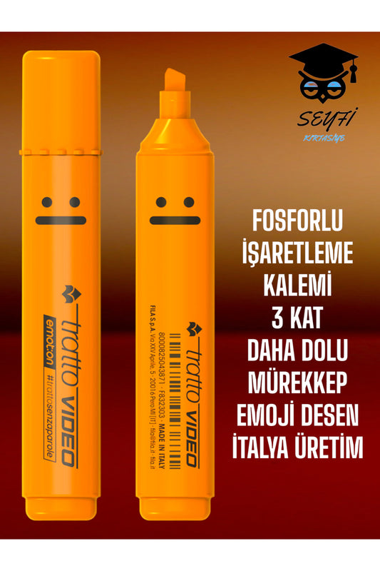 FOSFORLU İŞARETLEME KALEMİ 3 KAT DAHA DOLU MÜREKKEP İTALYA ÜRETİM