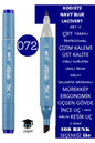ÇİFT TARAFLI PROFESYONEL ÇİZİM KALEMİ KALICI MÜREKKEP ÜÇGEN GÖVDE İNCE UÇ 1 MM KESİK UÇ 2-6MM SKETCH
