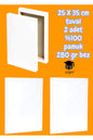25 X 35 cm tuval 2 adet %100 pamuk 280 gr bez