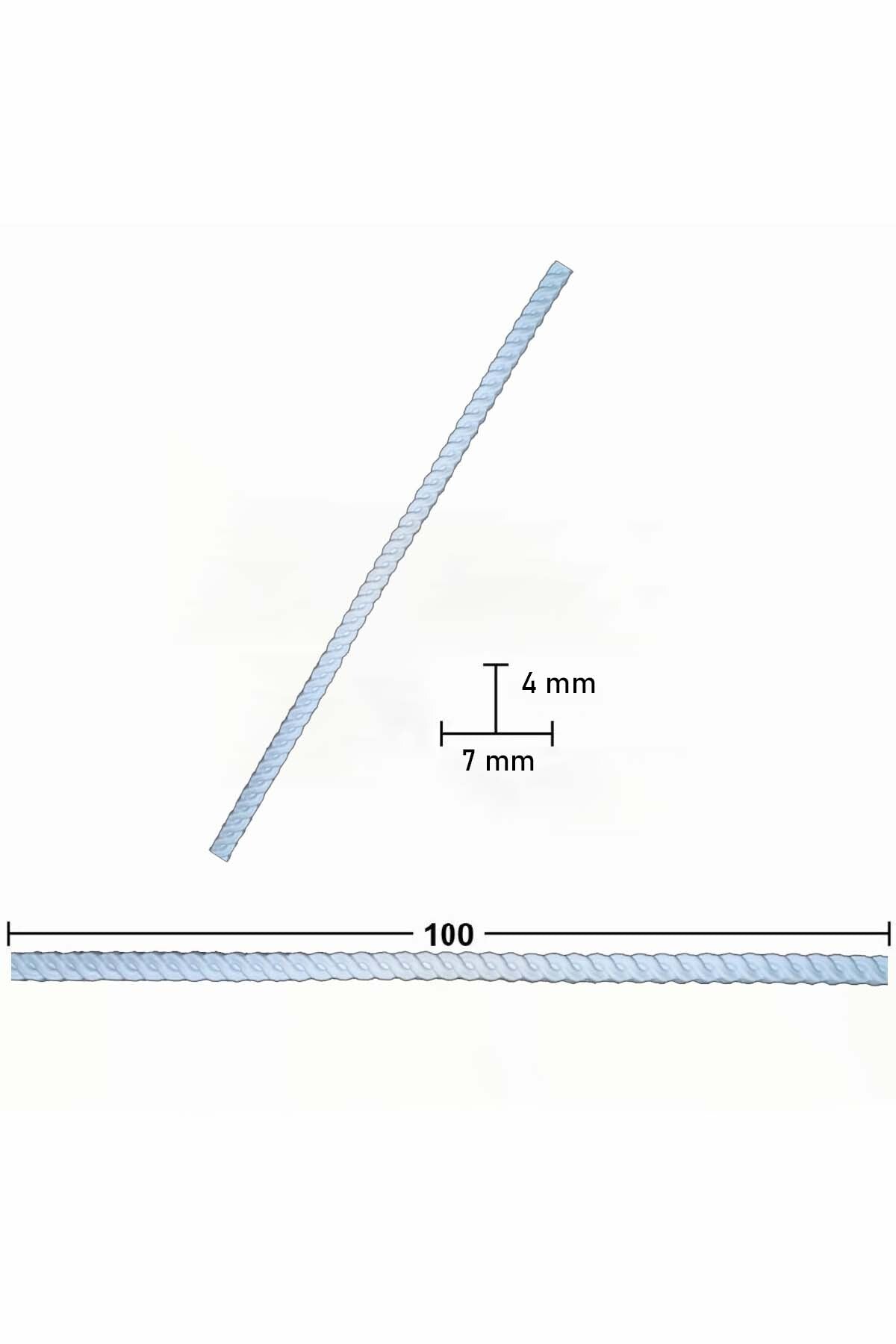 Esnek Çıta bükülebilir 1 metre ÖRGÜ çıta 4x7mm