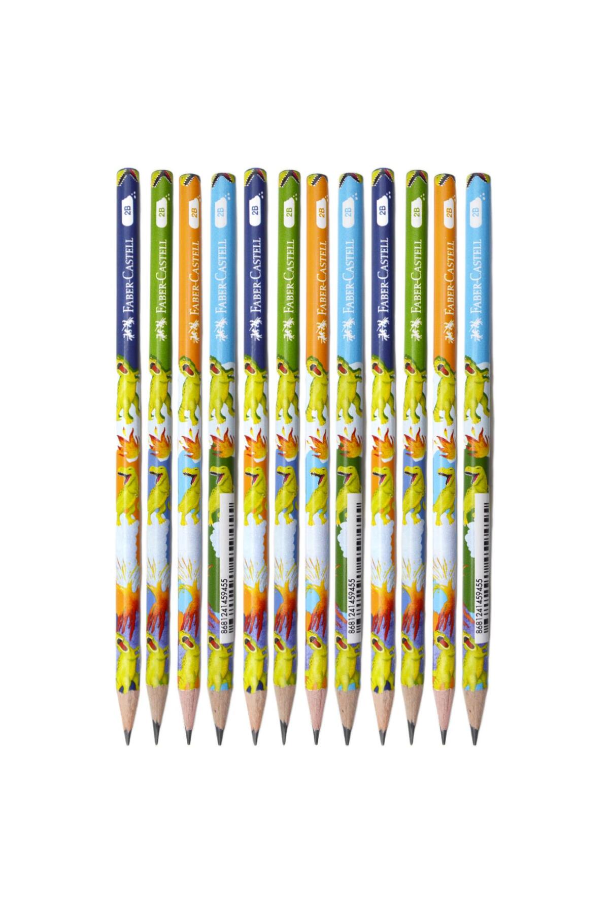 Faber-Castell Dino 2B Yuvarlak Kurşun Kalem 12 Adet