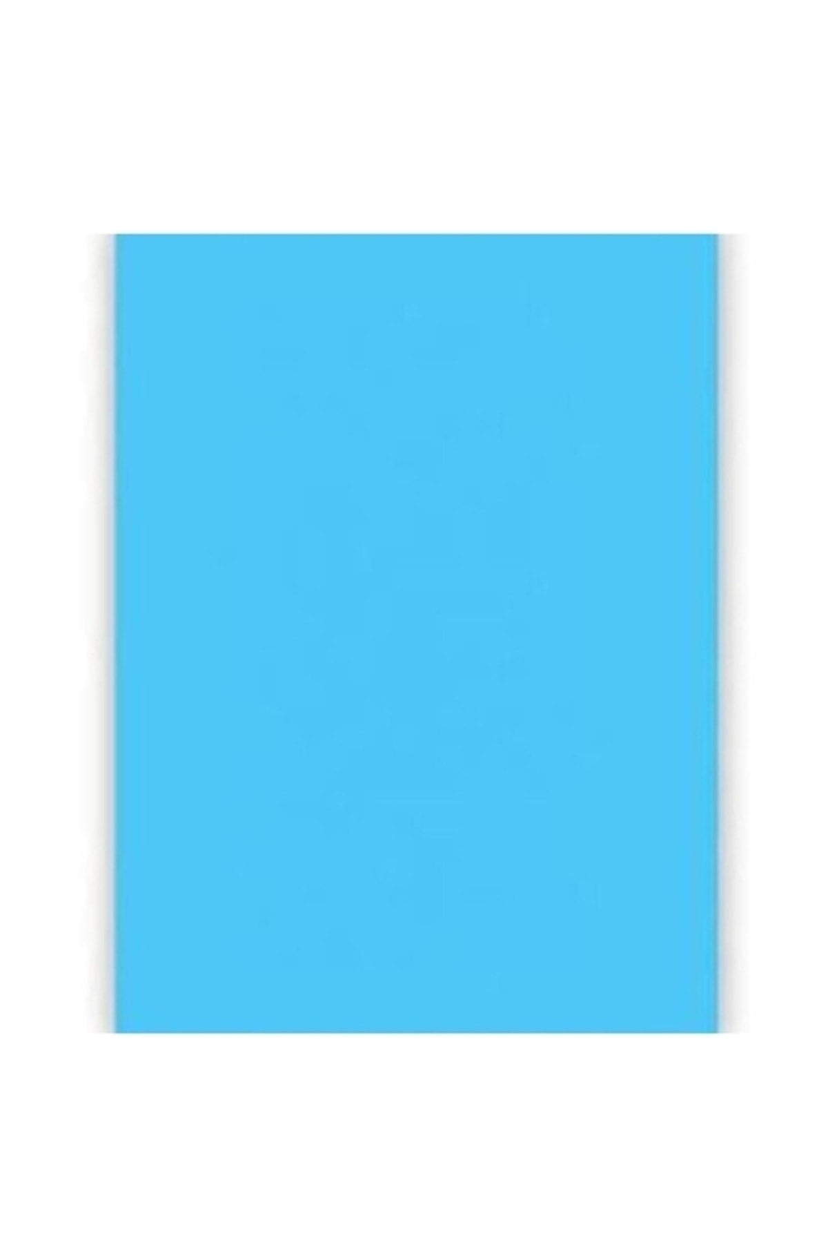 20 Adet 50x70 Fosforlu Fon Kartonu Mavi 160 Gr