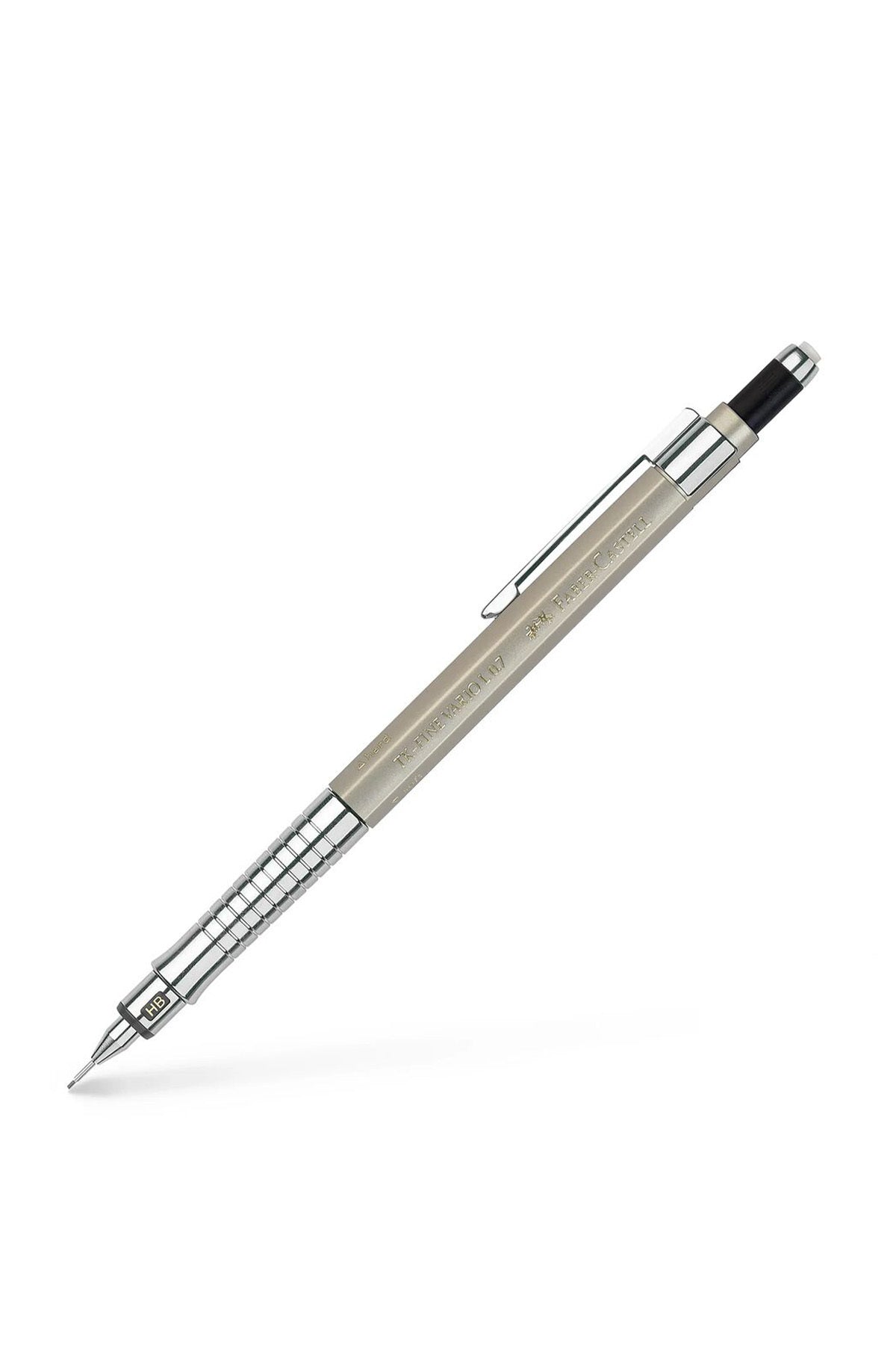 Vario Lüx Versatil Kalem, 0.7 mm Uç, Sertlik Ayarlı Metal Uç,Silgili, Ergonomik Tutuş,Champagne Gold