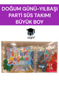 DOĞUM GÜNÜ-YILBAŞI PARTİ SÜS TAKIMI BÜYÜK BOY VT1006