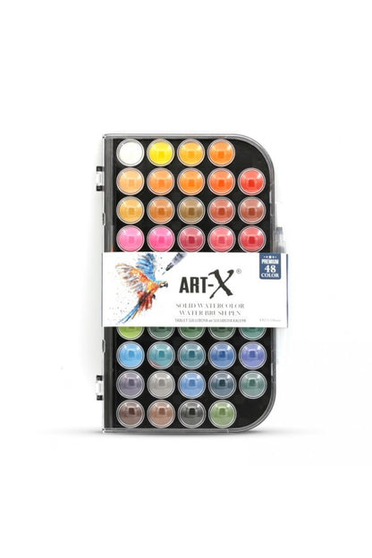 ART-X Sulu Boya Canlı Renkler Profesyonel Pigment 12-24-36-48 RENK SEÇENEKLERİYLE