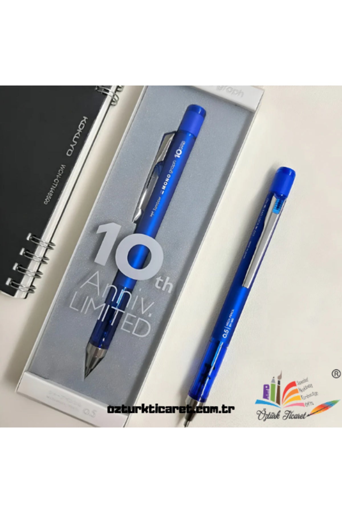 Mono Graph Limited Edition 10. Anniversary Neutral 0.5mm Mekanik Kurşun Kalem Mavi / DPA-164