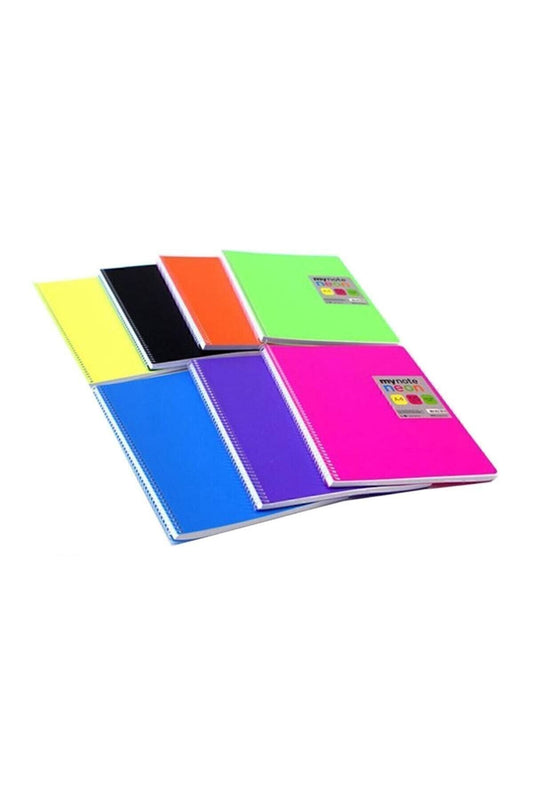 Spiralli Pp Kapak Defter A4 120 Yaprak Kareli
