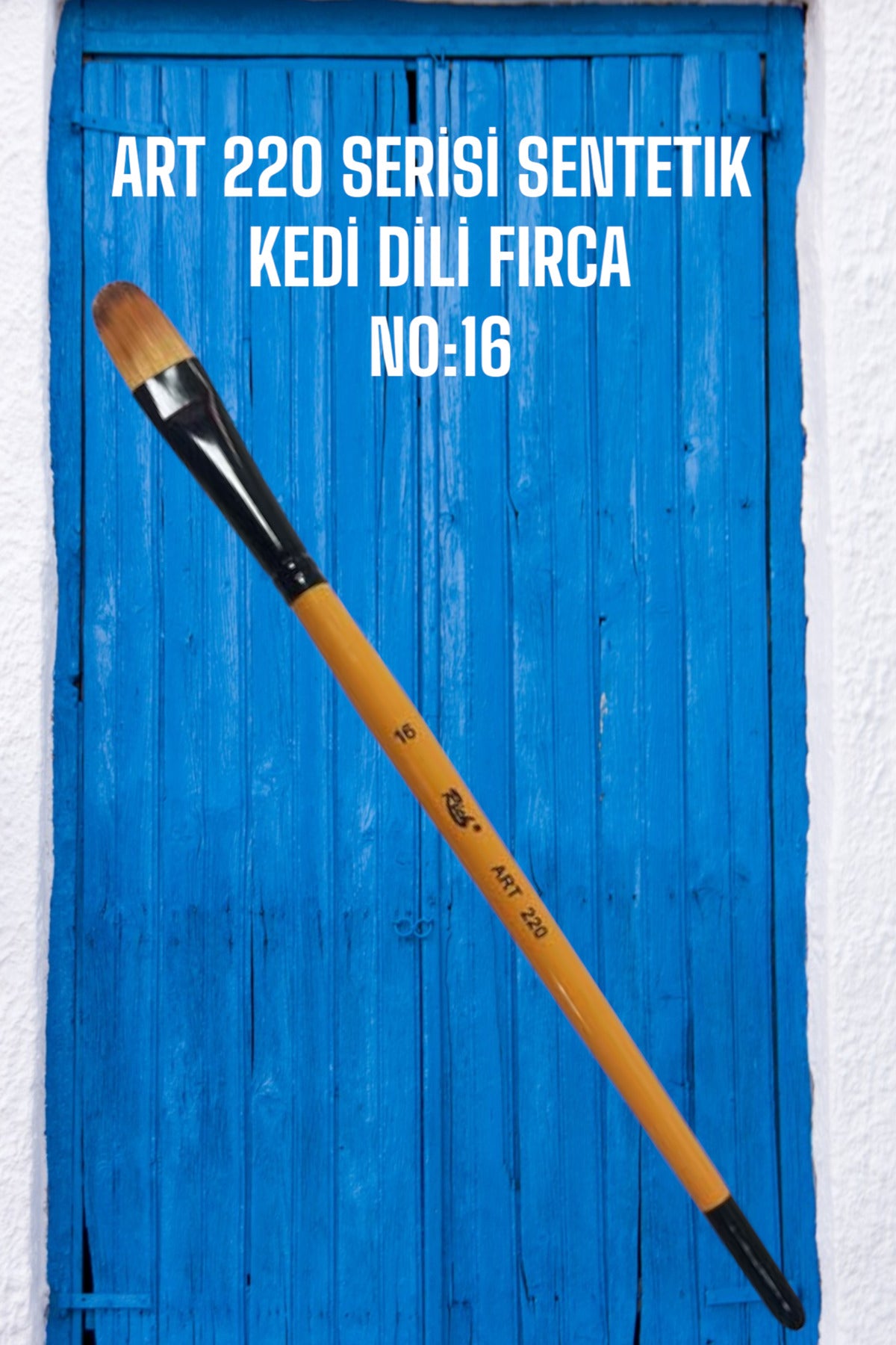 ART-220 SENTETİK KEDİ DİLİ FIRÇA N0:16