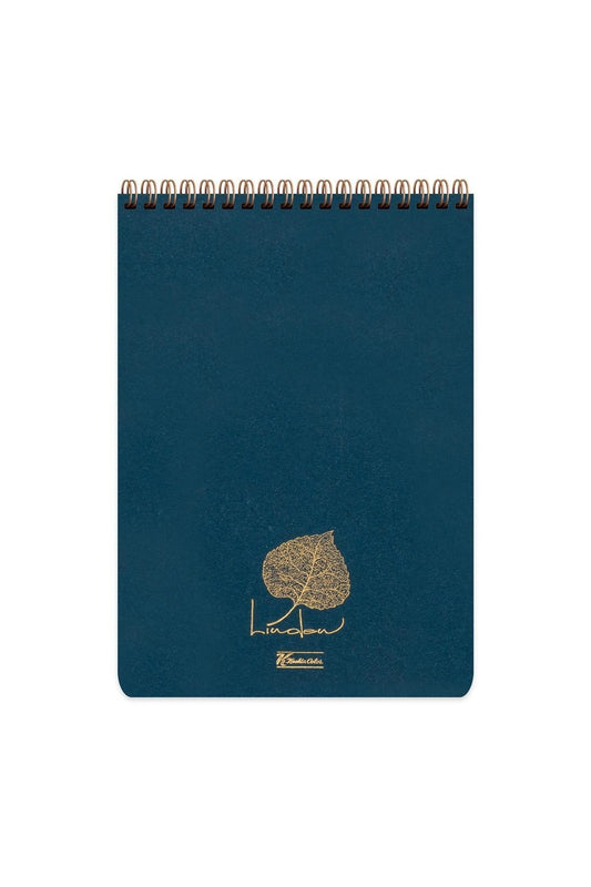 A4 Çizgisiz 80 Yaprak Karton Kapak Telli Defter 70 Gr Krem Renk Kağıt Linden