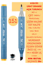 ÇİFT TARAFLI PROFESYONEL ÇİZİM KALEMİ KALICI MÜREKKEP ÜÇGEN GÖVDE İNCE UÇ 1 MM KESİK UÇ 2-6MM SKETCH