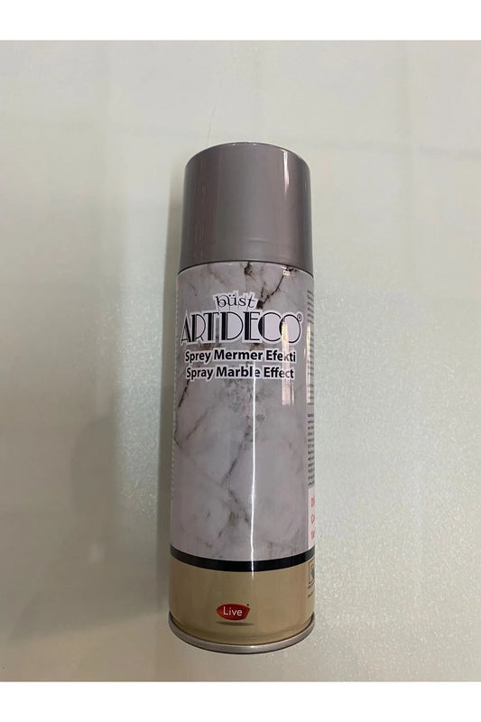 200ml Sprey Mermer Efekti Gümüş / 980