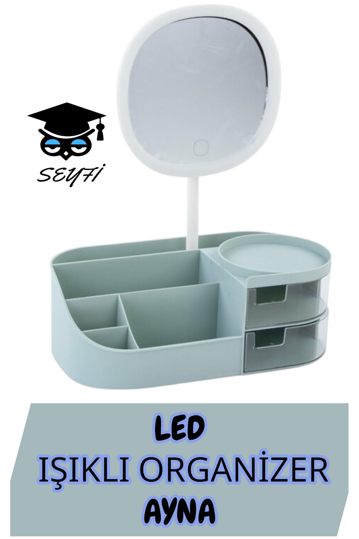 Led Işikli Organizer Ayna