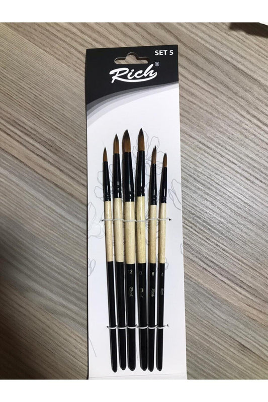 Set-5 Detay Fırça Seti 6'lı