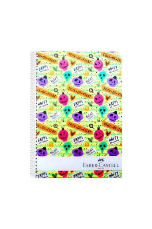 100 Sayfa A6 (10x15 Cm) Çizgili Telli Plastik Kapak Not Defteri